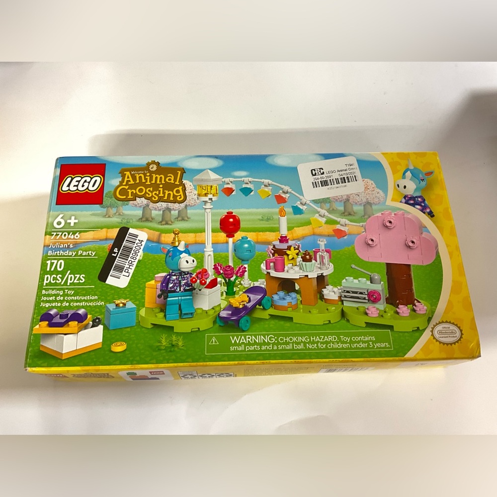 LEGO Animal Crossing 77046 Julian's Birthday Party 170 pcs SEALED set BRAND NEW